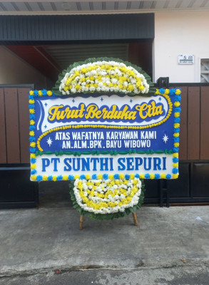 Papan Bunga Duka di Bagak Sahwa
