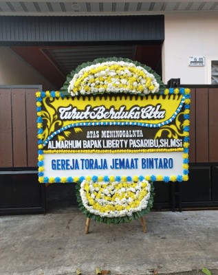 Papan Bunga Duka di Bagak Sahwa